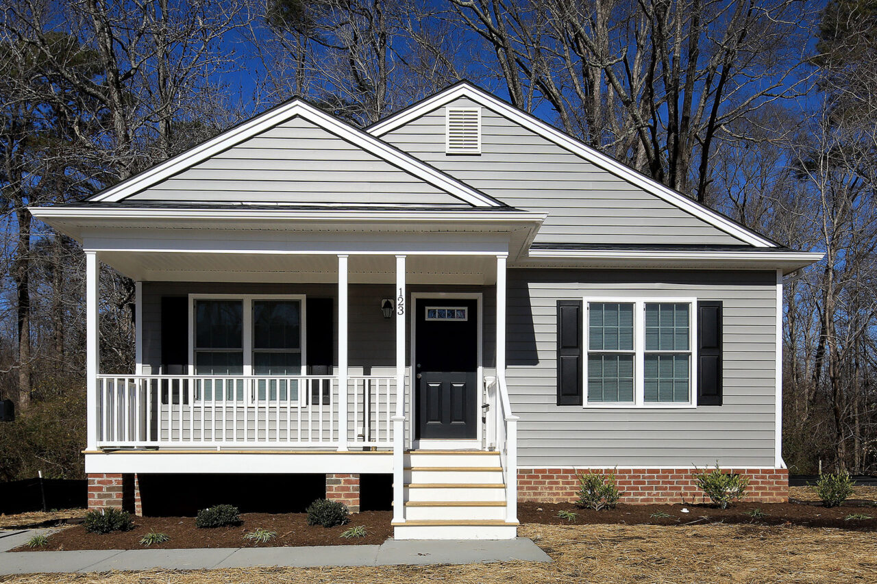 Habitat for Humanity home exterior in Williamsburg