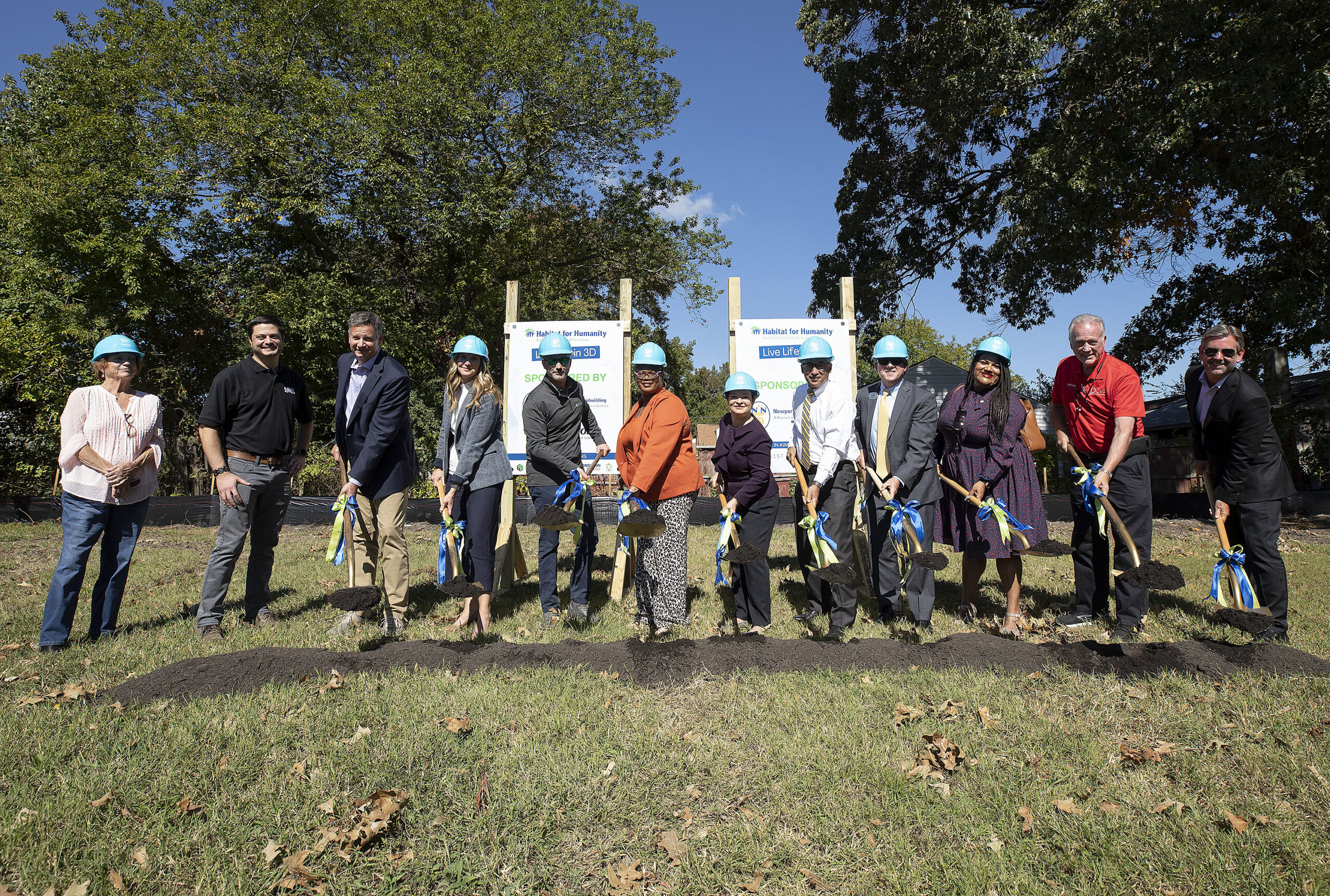 Groundbreaking of newport news 3d homes