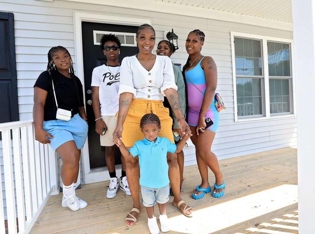 Habitat for Humanity home dedication for new owner Alexis Ashlock in Newport News Tuesday June 21, 2022.