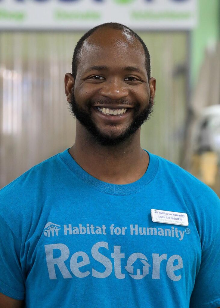 Newport News ReStore assistant manager Gary McFadden