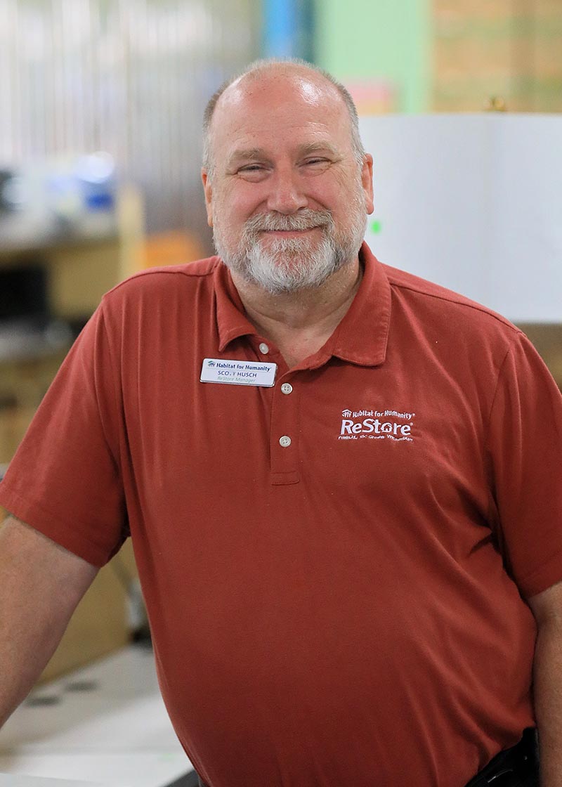 New manager of the Newport News ReStore Scott Husch 