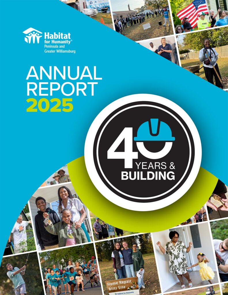 Habitat Annual Report 205 cover
