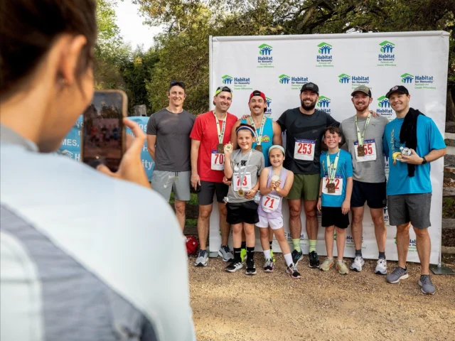 You came. You saw. You RAN THE DOG! Thank you all for making the annual Run the D.O.G. St. 5K and Fun Run fundraiser one of the best ever (held Saturday, April 19, 2025)! There were hundreds and hundreds of runners, a perfect spring morning and good times had by all! Together we can end the crisis surrounding affordable housing and build homes and HOPE right here in our local community!