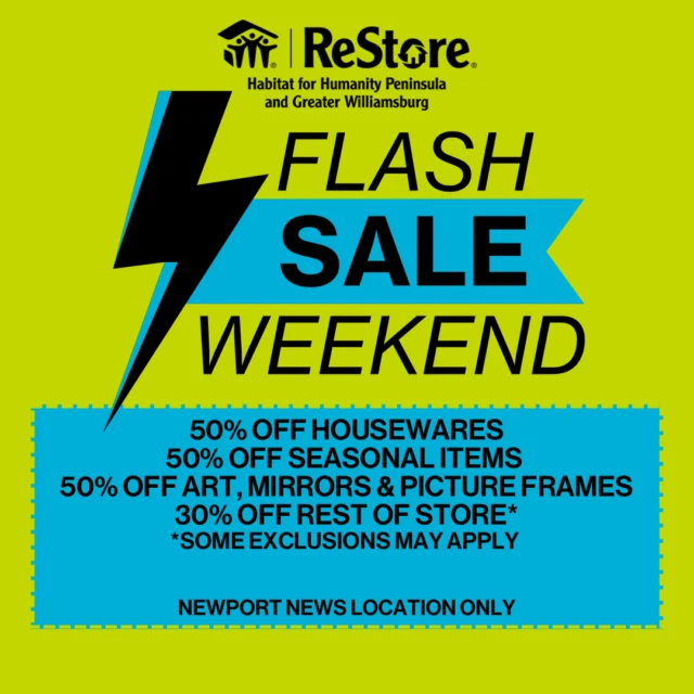 Happy Easter Weekend!
Celebrate at @restorepgw and enjoy 30% off almost everything in the store (some exclusions apply).

PLUS — even more savings:
50% OFF Art, Mirrors, Picture Frames
50% OFF Housewares
50% OFF Seasonal Items

Hop in and snag these deals while they last!