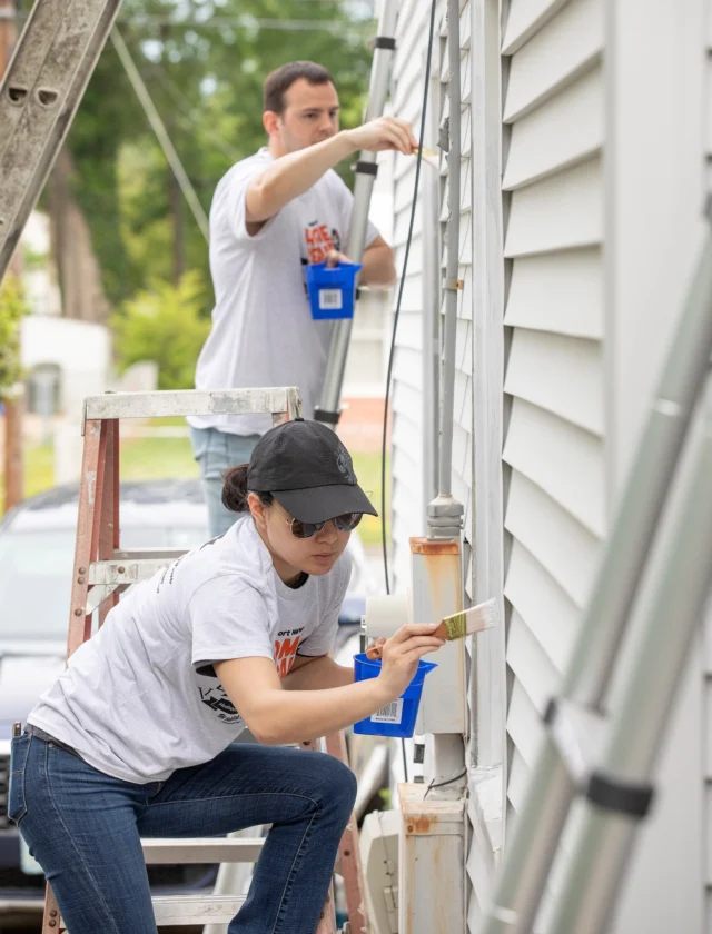 We would like to thank @Lowes for providing funding to our Newport News Repair Blitz  to repair homes in the Hudson Terrace neighborhood of Newport News during our May 17th Repair Blitz.