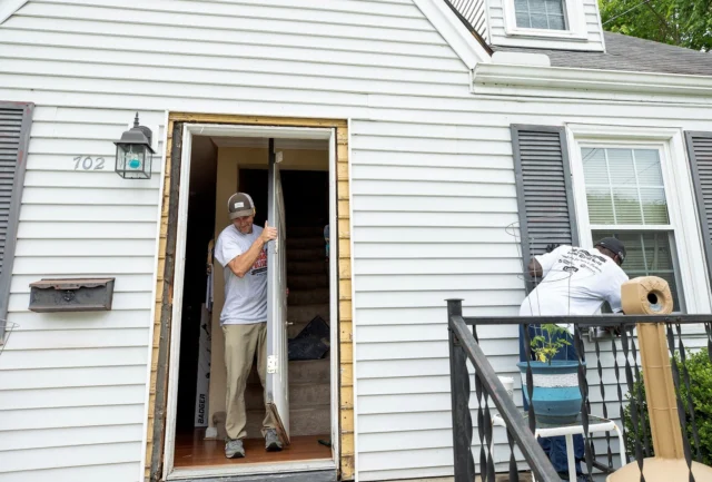 Repairing homes, building new ones – all in a day’s work for our Habitat volunteers.

When you volunteer with us, you can rest easy after a hard day’s work knowing you’ve given back to your community and made a real difference.